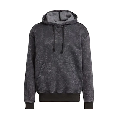 adidas All Szn Garment-Wash Hoodie Loose Fit - Black IJ6929