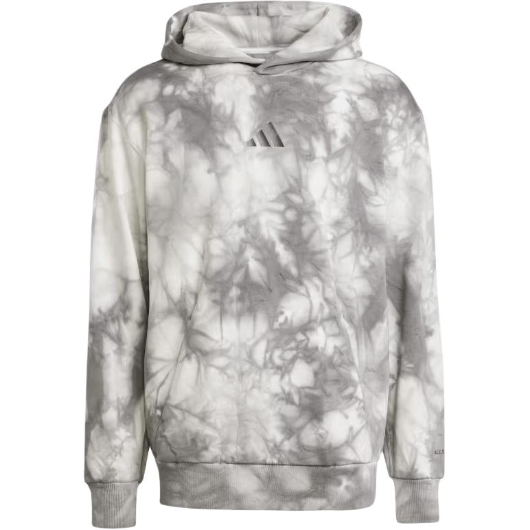 adidas All SZN Sportswear FW24 Grey Hoodie with Logo and Comfort Fit IX1257