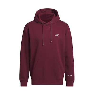 adidas All Szn Valentine's Day Pullover Hoodie Maroon Color IW1678