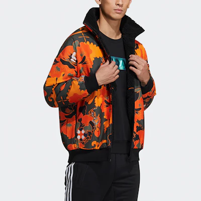 adidas Jaket Reversible Allover Print Multicolor Sportswear GT6478 Details for adidas Jaket Reversible Allover Print Multicolor Sportswear GT6478