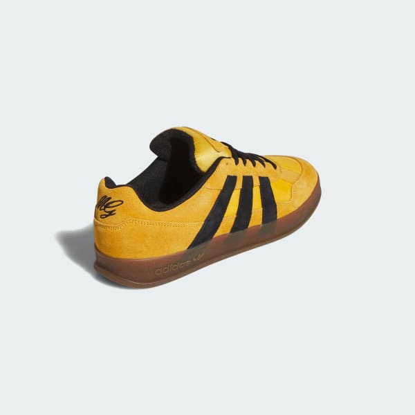 Details for Adidas Aloha Super Sneakers Kuning/Core Black/Gum Preloved. HQ4718