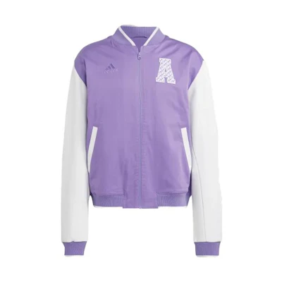 adidas Alphabet Patch Zip-Up Jacket Unisex Violet Purple IJ7280