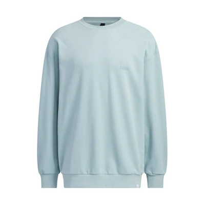 adidas Alphabet Print Crewneck Sweatshirt Unisex Magic Gray IK3470