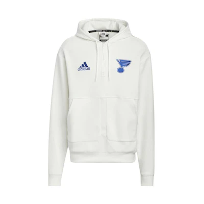 adidas Alphabet Print Drawstring Hoodie Unisex White HP1686