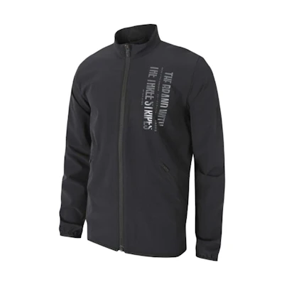 adidas Alphabet Print High-Neck Jacket Black FJ6149