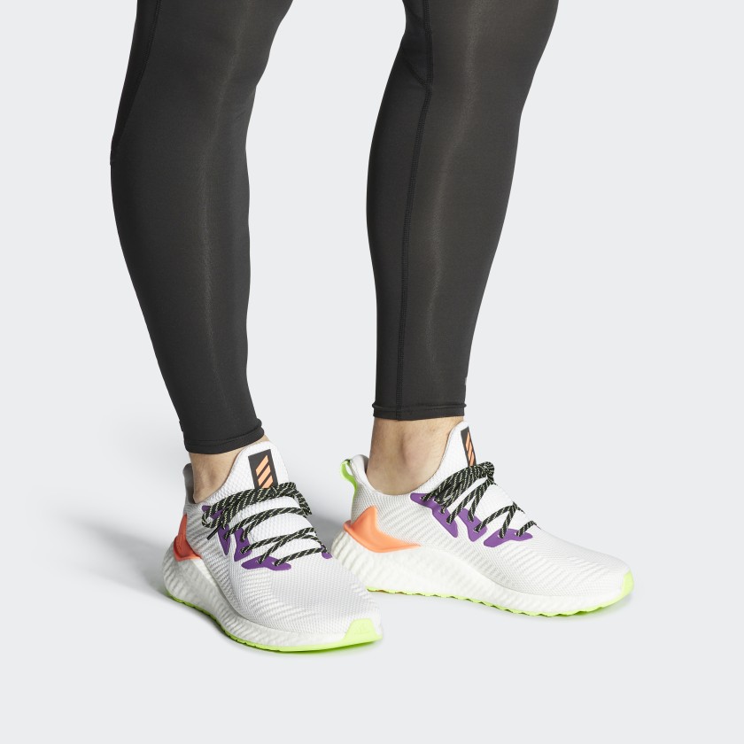 Sizing 阿迪达斯 AlphaBoost '白色信号绿' FW4543