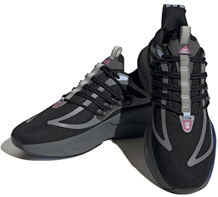 adidas AlphaBoost V1 'Black Blue Fuchsia' HP6612 Lookbook adidas AlphaBoost V1 'Black Blue Fuchsia' HP6612