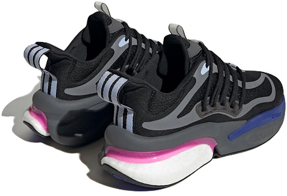 adidas AlphaBoost V1 'Black Blue Fuchsia' HP6612 Shop adidas AlphaBoost V1 'Black Blue Fuchsia' HP6612