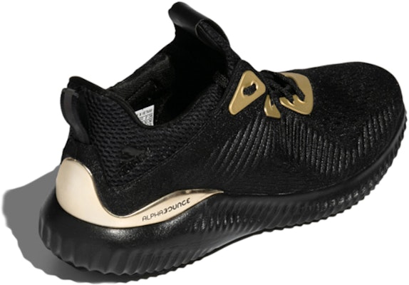 adidas Alphabounce 1 'Black Gold Metallic' FZ2196 Shop adidas Alphabounce 1 'Black Gold Metallic' FZ2196