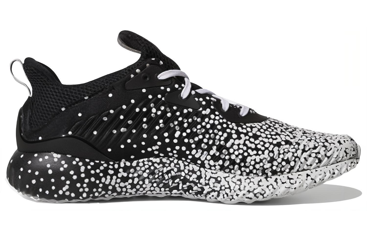 Order 阿迪达斯 Alphabounce 1 耐磨防滑跑步鞋 黑白