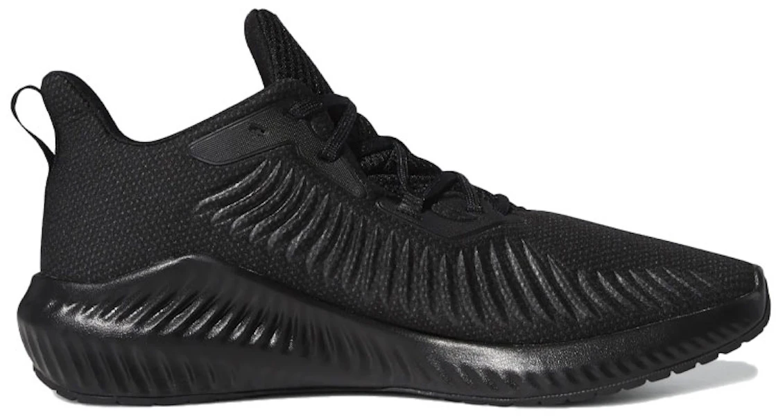 adidas Alphabounce+ 3 'Triple Black' Hitam Penuh EG1391 Lookbook adidas Alphabounce+ 3 'Triple Black' Hitam Penuh EG1391