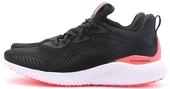 adidas Alphabounce+ 'Hitam Signal Pink' FZ2194 Lookbook adidas Alphabounce+ 'Hitam Signal Pink' FZ2194