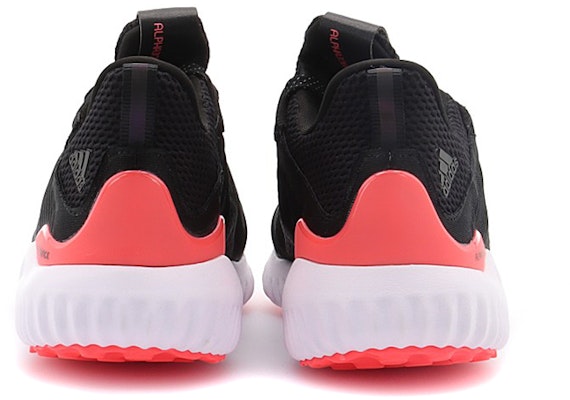 adidas Alphabounce+ 'Black Signal Pink' FZ2194 Details for adidas Alphabounce+ 'Black Signal Pink' FZ2194