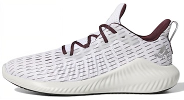 adidas Alphabounce+ 'White Maroon' EF8183 adidas Alphabounce+ 'White Maroon' EF8183