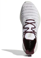 Shop adidas Alphabounce+ 'White Maroon' EF8183