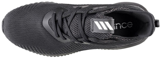 adidas AlphaBounce 1 低筒耐磨跑步鞋 黑色 Shop adidas AlphaBounce 1 低筒耐磨跑步鞋 黑色