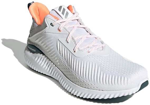adidas AlphaBounce 低筒 跑步鞋 男女皆宜 白 Lookbook adidas AlphaBounce 低筒 跑步鞋 男女皆宜 白