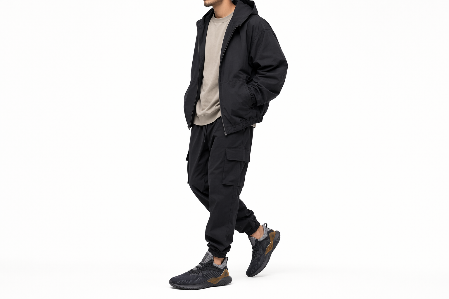 Order adidas AlphaBounce 2 耐磨防滑 低筒 跑步鞋 男款 灰