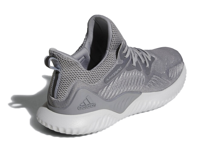 Shop 阿迪达斯 AlphaBounce Beyond 低帮 跑步鞋 男款 灰白