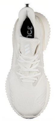 adidas Alpha Bounce 編織跑步鞋 男女同款 白 Lookbook adidas Alpha Bounce 編織跑步鞋 男女同款 白