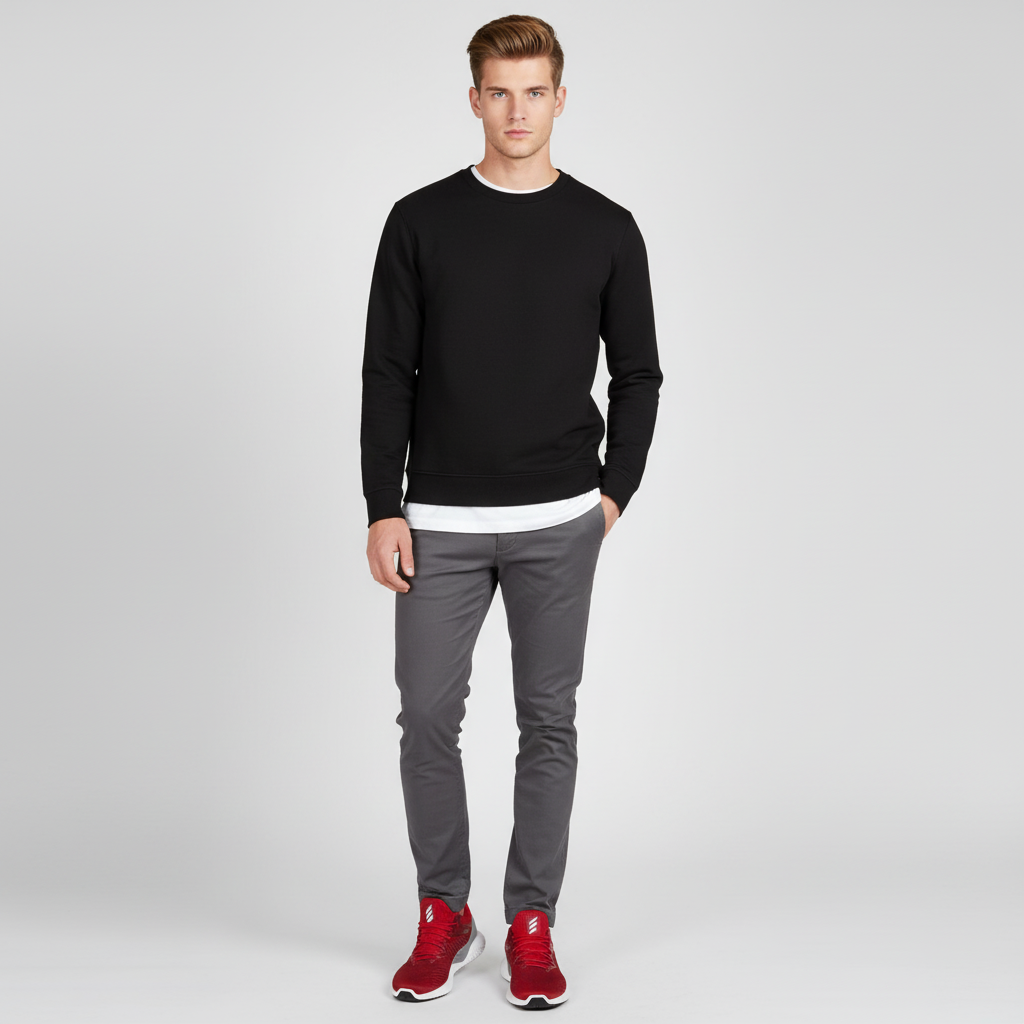 Lookbook adidas Alphabounce Beyond 舒適耐磨跑步鞋 紅色