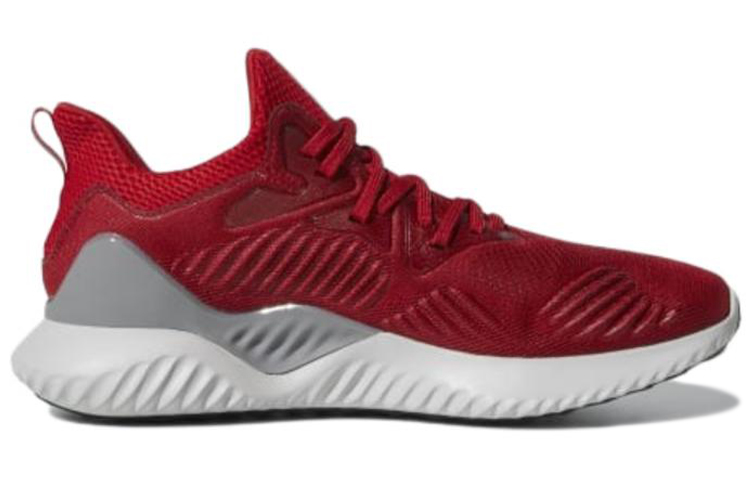 Shop adidas Alphabounce Beyond 舒適耐磨跑步鞋 紅色
