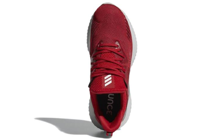 Sizing adidas Alphabounce Beyond 舒適耐磨跑步鞋 紅色