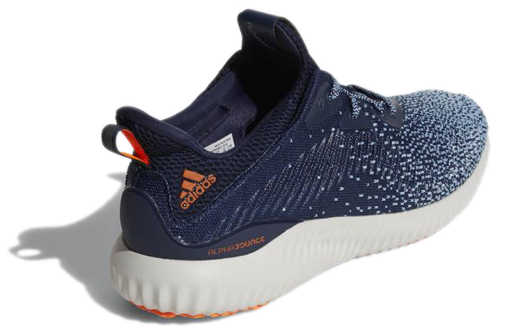 Shop adidas Alphabounce Ck 跑步鞋 耐磨防滑 低筒運動跑鞋 深藍色