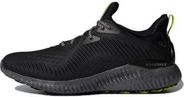 adidas Alphabounce Core Black Semi Solar Yellow BW1223