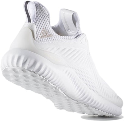 adidas AlphaBounce 防滑耐磨 低筒 跑步鞋 男款 雲白色 Shop adidas AlphaBounce 防滑耐磨 低筒 跑步鞋 男款 雲白色