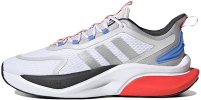 adidas Alphabounce Plus 'White Silver Blue Fusion' HP6139 adidas Alphabounce Plus 'White Silver Blue Fusion' HP6139