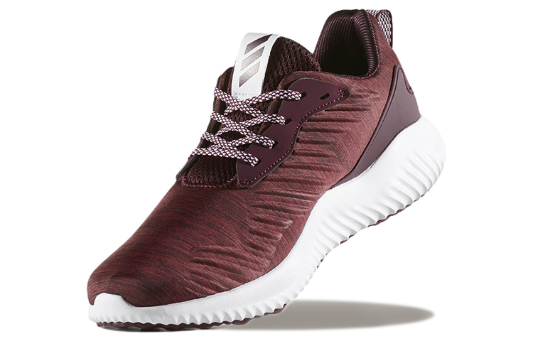 Lookbook adidas Alphabounce Rc 舒適耐磨跑步鞋 酒紅色