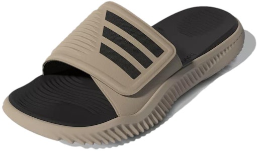 阿迪达斯 AlphaBounce Slide 2.0 '暗米色' 拖鞋 HQ4314 Lookbook 阿迪达斯 AlphaBounce Slide 2.0 '暗米色' 拖鞋 HQ4314