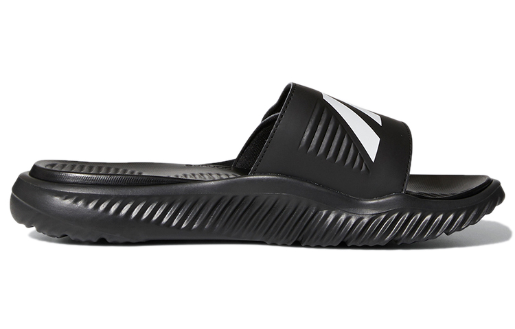 Lookbook adidas AlphaBounce Slide 運動拖鞋 男女款 黑白