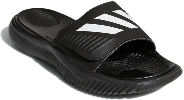 adidas AlphaBounce Slide 運動拖鞋 男女款 黑白 Shop adidas AlphaBounce Slide 運動拖鞋 男女款 黑白