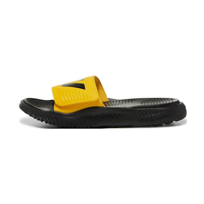 adidas Alphabounce Slide 'Black Yellow'