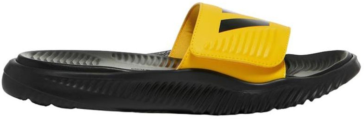 adidas Alphabounce Slide 'Black Yellow' FX1327 Order adidas Alphabounce Slide 'Black Yellow' FX1327