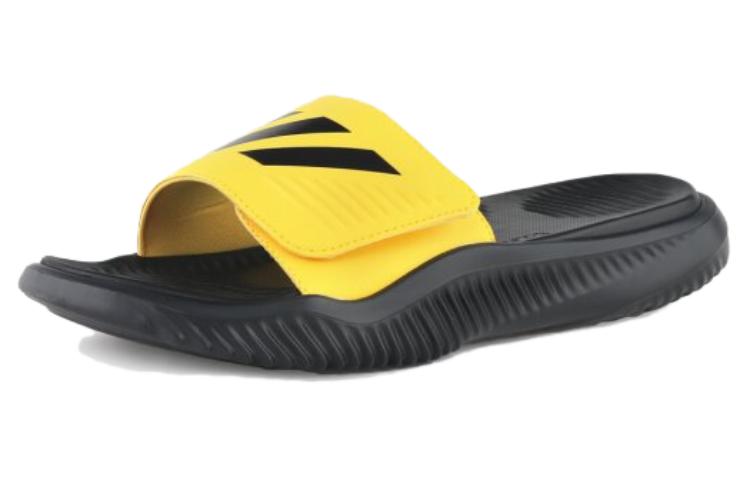 Lookbook adidas Alphabounce Slide 'Negro Amarillo' FX1327