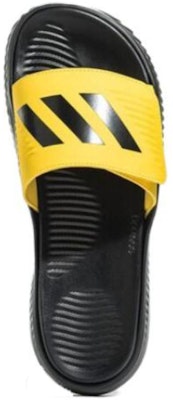 adidas Alphabounce Slide 'Black Yellow' FX1327 Shop adidas Alphabounce Slide 'Black Yellow' FX1327