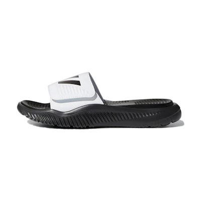 adidas Alphabounce Slide 'White Black'