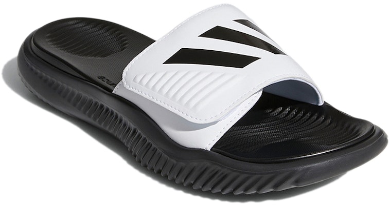 adidas Alphabounce Slide 'White Black' FZ0388 Lookbook adidas Alphabounce Slide 'White Black' FZ0388