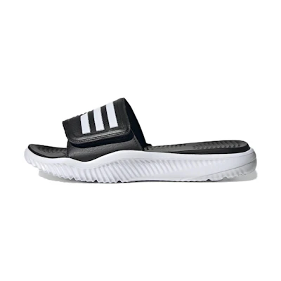 adidas Alphabounce Slides 'Black White'