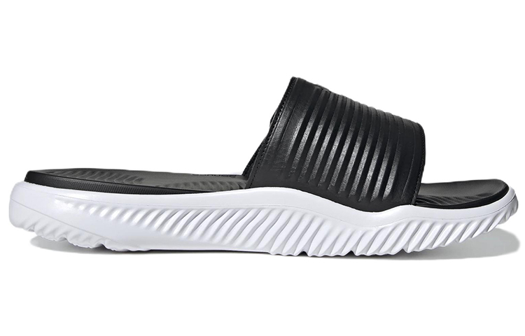 Lookbook 阿迪達斯 Alphabounce 拖鞋 '黑白' GY9415