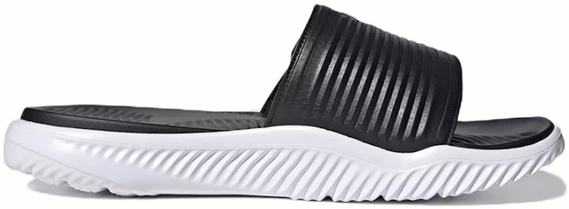 Lookbook adidas Alphabounce Slides 'Black White' GY9415