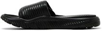 Lookbook adidas Alphabounce Slides 'Triple Black' Lelaki Hitam GY9416