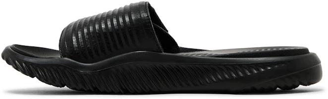 Shop adidas Alphabounce Slides 'Triple Black' GY9416