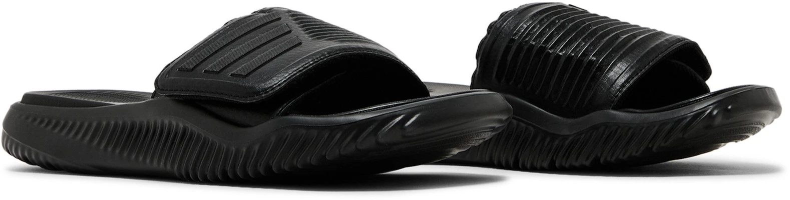 adidas Alphabounce Slides 'Triple Black' GY9416 1