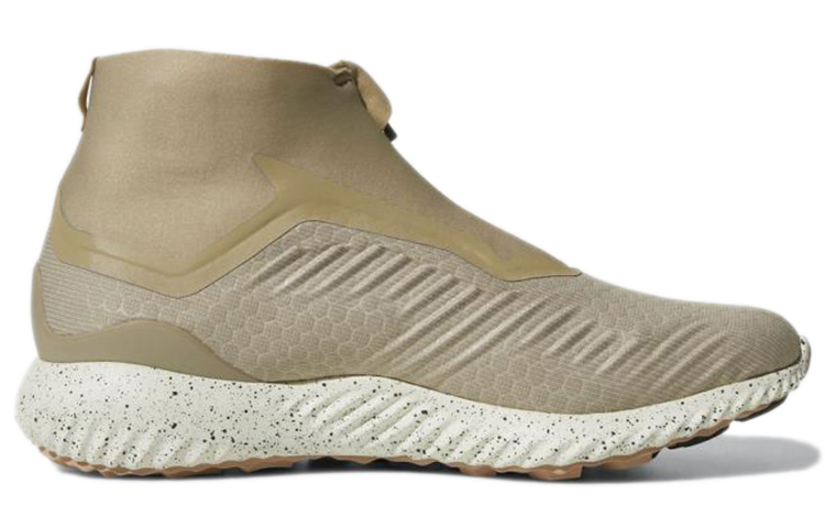 Order 阿迪達斯 AlphaBounce 拉鍊跑鞋 舒適 耐磨 中幫跑步鞋 男款 灰