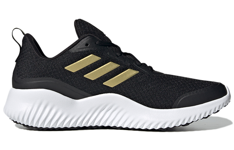adidas Alphacomfy Black/Golden 圖 2