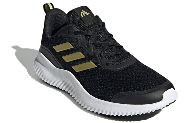 adidas Alphacomfy Black/Golden 圖 3